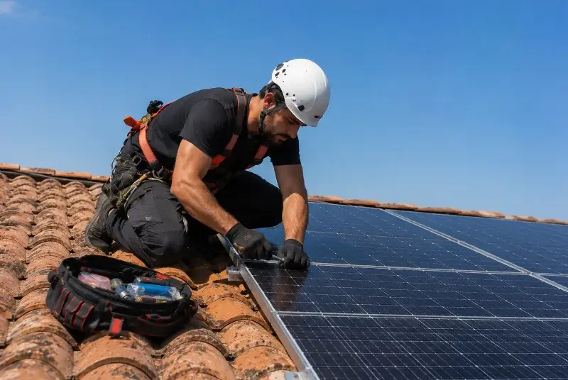 Maintenance et monitoring de panneaux solaires à Jarnac-Champagne